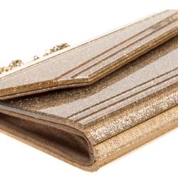 مملوكة مسبقًا حقيبة كلتش جيمي تشو كاندي أكريليك غليتر فضية