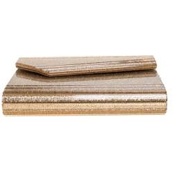 مملوكة مسبقًا حقيبة كلتش جيمي تشو كاندي أكريليك غليتر فضية