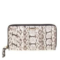 Jimmy Choo Snakeskin Pippa Zip Around Wallet Jimmy Choo | TLC