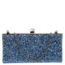 Prada Embellished Satin Handbag Celeste in Satin/Synthetic Crystals with  Silver-tone - US