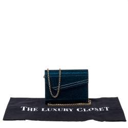 Pre Owned حقيبة كلتش جيمي تشو كاندي أكريليك زرقاء