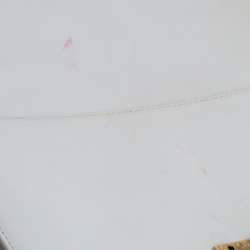 Jimmy Choo White Zebra Print Calfhair and Leather Flap Chain Shoulder Bag