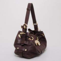 Pre Owned Jimmy Choo Small Brown Leather Ramona  
