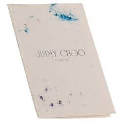 مملوكة مسبقًا Jimmy Choo Silver Python Effect Patent Leather Riki Chain Shoulder Bag