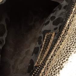 مملوكة مسبقًا Jimmy Choo Blue/Silver Sequins Ruby Chain Shoulder Bag