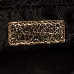 مملوكة مسبقًا Jimmy Choo Blue/Silver Sequins Ruby Chain Shoulder Bag