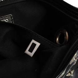 Jimmy Choo Black Patent Leather Star Studded Clutch