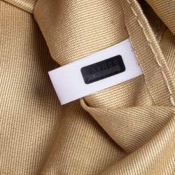 مملوكة مسبقًا حقيبة كلتش جيمي تشو زولو جلد وحواف جلد ثعبان بني