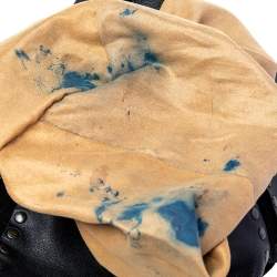 Pre Owned حقيبة هوبو جيمي تشو سابا جلد أسود مرصع