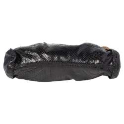 مملوكة مسبقًا Jimmy Choo Python Oversized Top Zip Clutch 