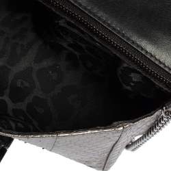 مملوكة مسبقًا Jimmy Choo Silver Python Mini Ruby Crossbody Bag