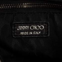 مملوكة مسبقًا Jimmy Choo Silver Python Mini Ruby Crossbody Bag