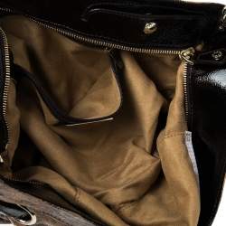 مملوكة مسبقًا Jimmy Choo Beige/Brown Lizard Embossed Leather Chain Shoulder Bag