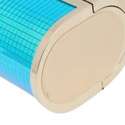 Pre Owned Jimmy Choo Multicolor Acrylic Mirror Disco Ball Tube Clutch