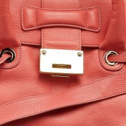 Jimmy Choo Coral Leather Rosalie Satchel