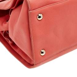 Jimmy Choo Coral Leather Rosalie Satchel