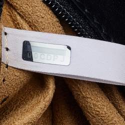 Pre Owned Jimmy Choo Black Leather and Suede Mona Tote