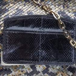 Pre Owned حقيبة كتف جيمي تشو سلسلة كارولينا ترتر متعدد الألوان ميتالك