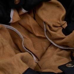 مملوكة مسبقًا حقيبة هوبو جيمي تشو جلد ثعبان أسود مزينة بدانتيل