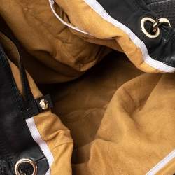 Pre Owned Jimmy Choo Black Embossed Leather Lohla Jayne Tote