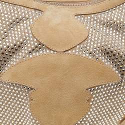 مملوكة مسبقًا حقيبة هوبو جيمي تشو مزخرف كريستال سويدي بيج