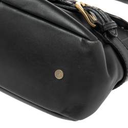 Jimmy Choo Black Leather Small Tulita Shoulder Bag