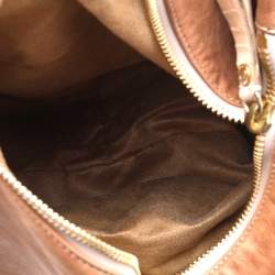 Pre Owned Jimmy Choo Beige Leather Medium Solar Hobo