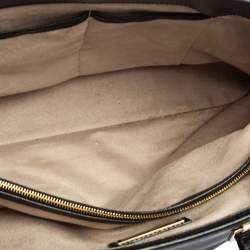 Pre Owned حقيبة يد توتس جيمي تشو الفي جلد أسود