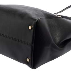 Pre Owned حقيبة يد توتس جيمي تشو الفي جلد أسود