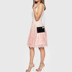 Pre Owned Jimmy Choo Black Acrylic Candy Chain Clutch Bag