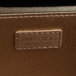 Pre Owned Jimmy Choo Black Acrylic Candy Chain Clutch Bag