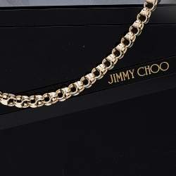 Pre Owned Jimmy Choo Black Acrylic Candy Chain Clutch Bag