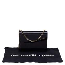 Pre Owned Jimmy Choo Black Acrylic Candy Chain Clutch Bag