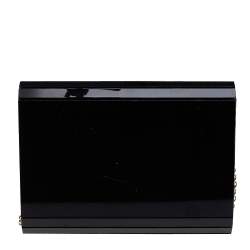 Pre Owned Jimmy Choo Black Acrylic Candy Chain Clutch Bag