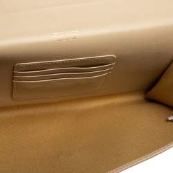 مملوكة مسبقًا حقيبة كلتش جيمي تشو ريس جلد وردى فاتح