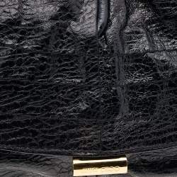 Jimmy Choo Black Leather Ayse Shoulder Bag