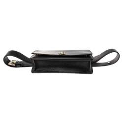 Pre Owned Jimmy Choo Black Leather Varenne Belt Bag