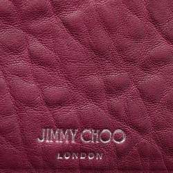 Pre Owned Jimmy Choo Red Leather Card Holder