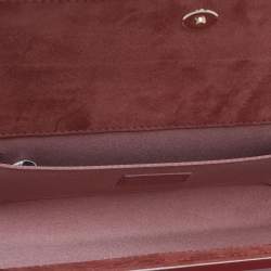 Pre Owned حقيبة كلتش جيمي تشو سويتي أكريليك وردي