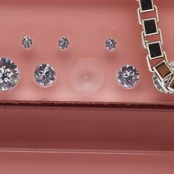 Pre Owned حقيبة كلتش جيمي تشو سويتي أكريليك وردي