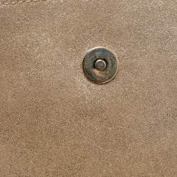 Pre Owned حقيبة جيمي تشو شادو سويدي ميتاليك بسلسلة