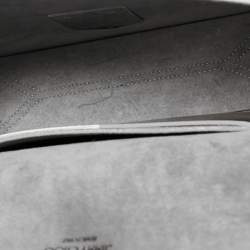 Pre Owned Jimmy Choo Metallic Silver Leather Lockett City Shoulder Bag