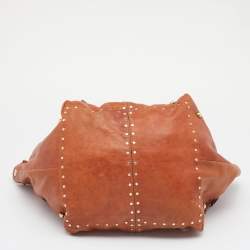 Pre Owned Jimmy Choo Brown Python Embossed And Leather Lohla Jane Hobo