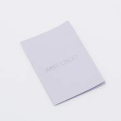 Pre Owned Jimmy Choo Metallic Brown Leather Tulita Wristlet Clutch