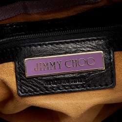 Pre Owned Jimmy Choo Black Leather Riki Tote