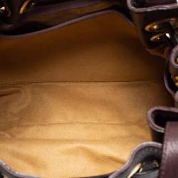 Pre Owned Jimmy Choo Dark Brown Leather Ramona Shoulder Bag