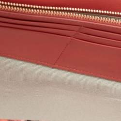 Pre Owned Jimmy Choo Pink/Black Snakeskin Mila Chain Clutch