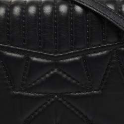 Jimmy Choo Black Quilted Leather Helia Top Handle Bag