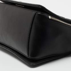 Jimmy Choo Black Quilted Leather Helia Top Handle Bag