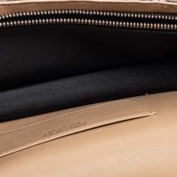 Pre Owned Jimmy Choo Metallic Silver/Gold Lace Chain Clutch